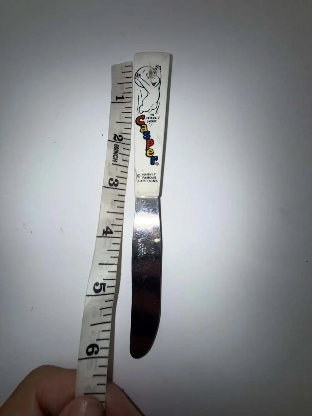 Vintage Casper The Friendly Ghost Stainless Steel Child's Dinner Knife by Quikut